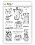 Honey Bee Stamps - Cling Stamps - Rise and Grind-ScrapbookPal