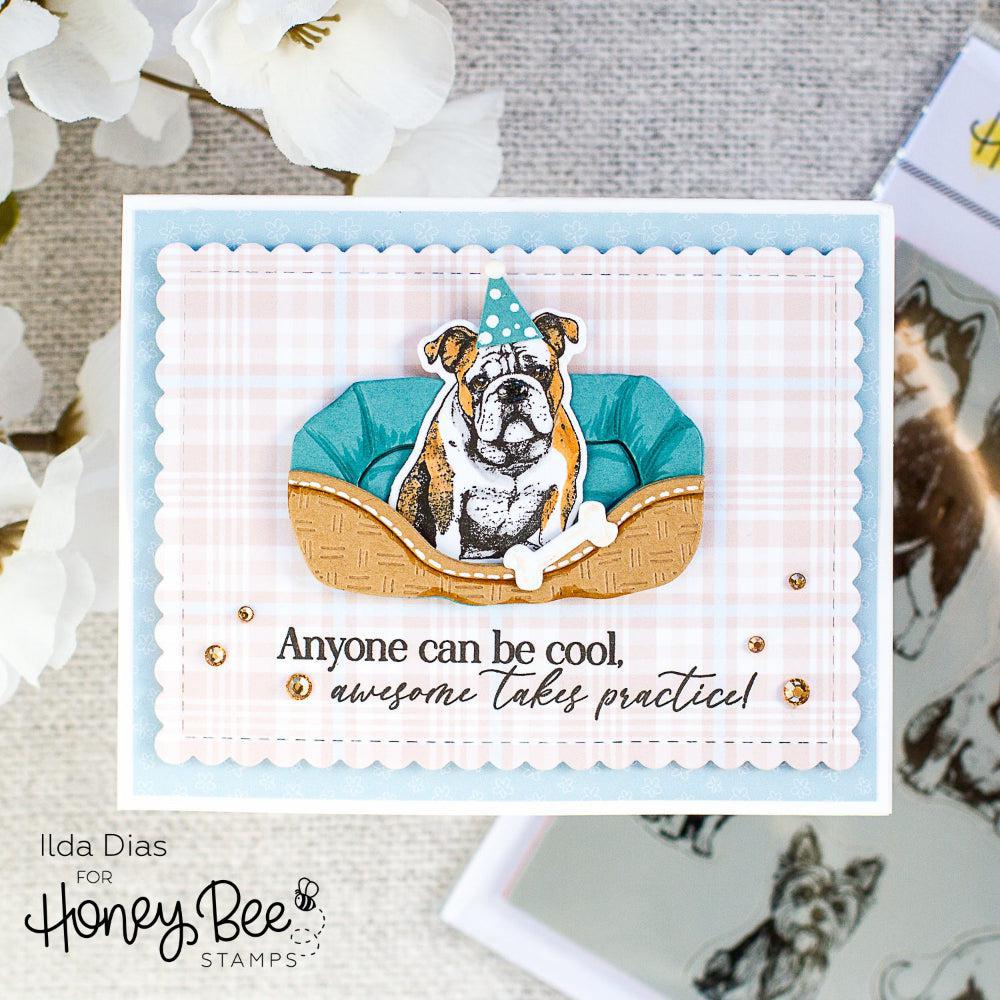Honey Bee Stamps - Cling Stamps - Tail Waggers-ScrapbookPal