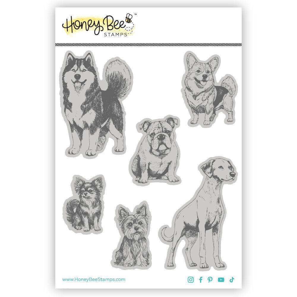 Honey Bee Stamps - Cling Stamps - Tail Waggers-ScrapbookPal