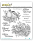 Honey Bee Stamps - Cling Stamps - Winter Song-ScrapbookPal
