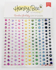 Honey Bee Stamps - Gem Stickers - Rainbow Birthday-ScrapbookPal