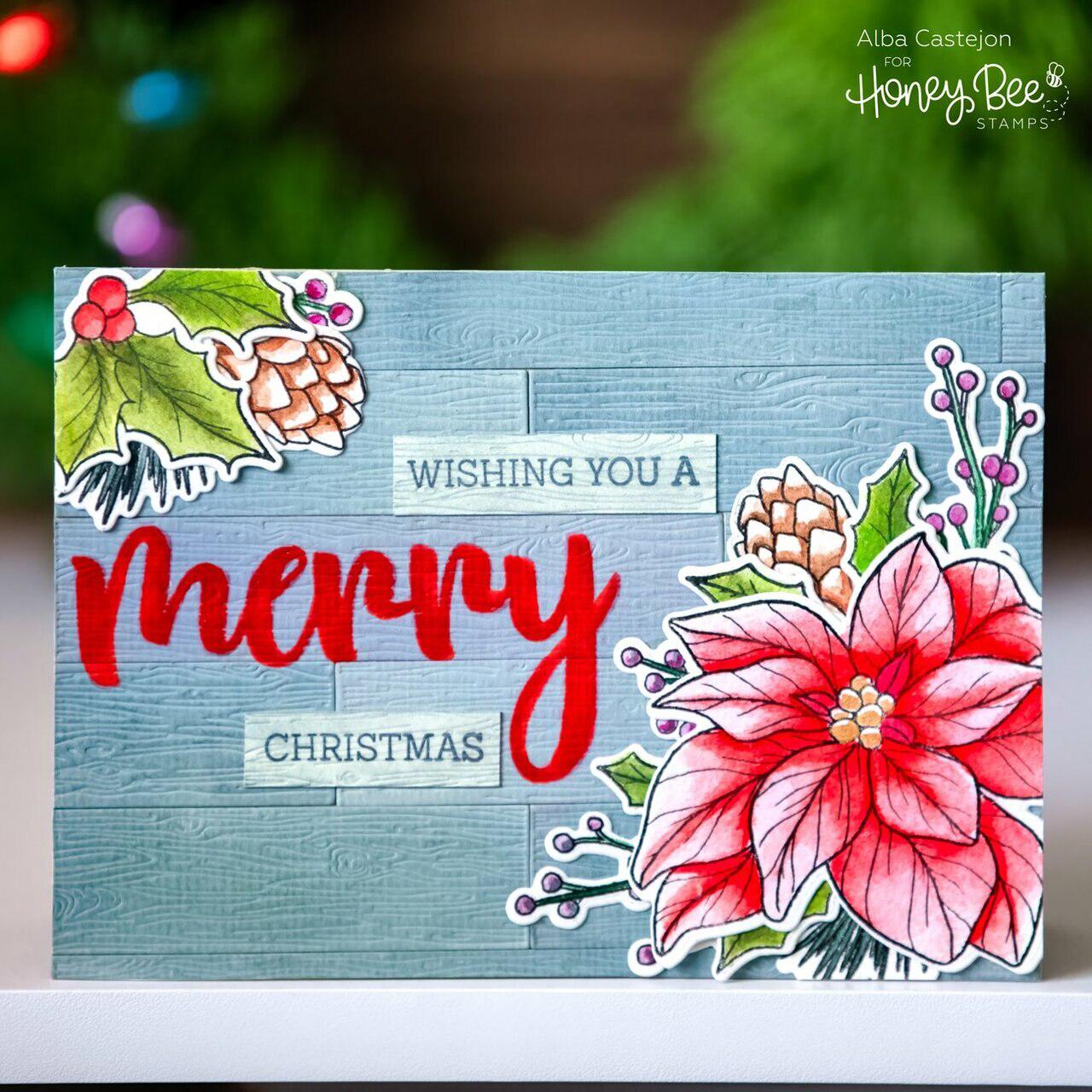 Honey Bee Stamps - Honey Cuts - Barn Wood Planks-ScrapbookPal