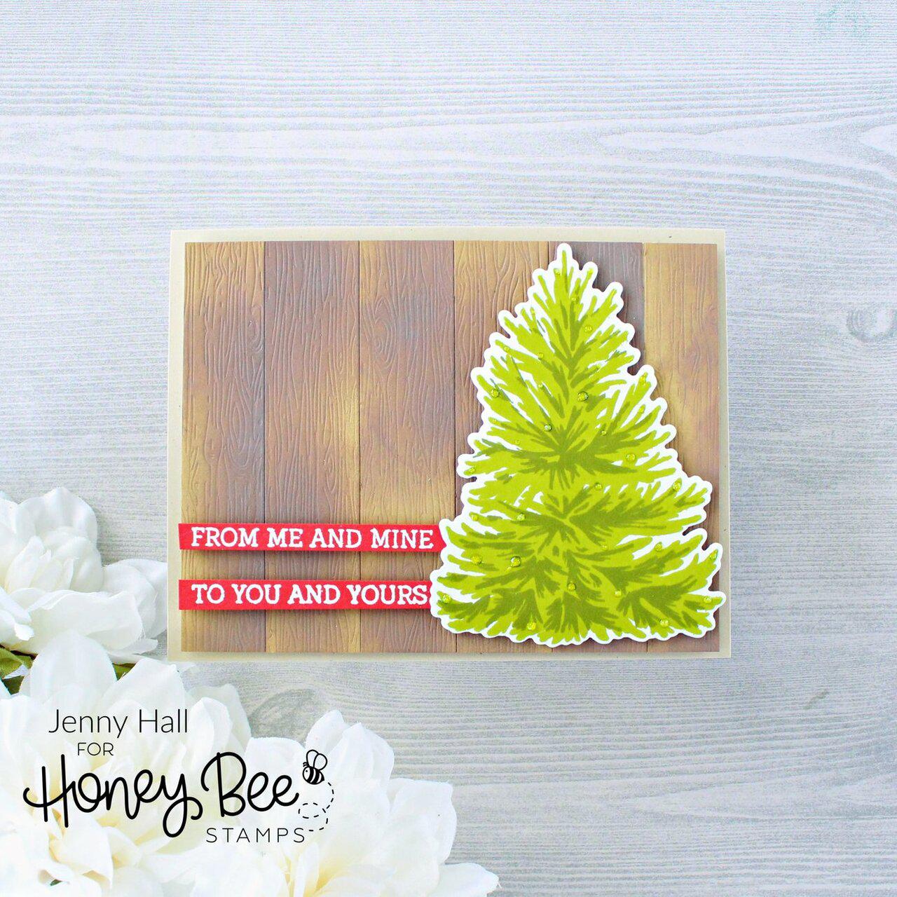 Honey Bee Stamps - Honey Cuts - Barn Wood Planks-ScrapbookPal