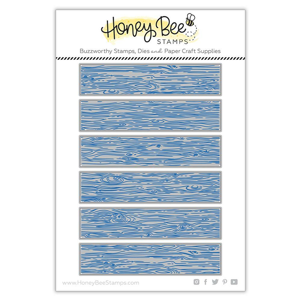Honey Bee Stamps - Honey Cuts - Barn Wood Planks-ScrapbookPal