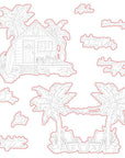 Honey Bee Stamps - Honey Cuts - Beach Please-ScrapbookPal