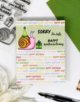 Honey Bee Stamps - Honey Cuts - Belated Birthday-ScrapbookPal