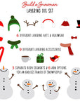 Honey Bee Stamps - Honey Cuts - Build A Snowman-ScrapbookPal