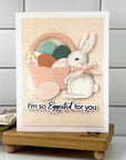 Honey Bee Stamps - Honey Cuts - Bunny Basket-ScrapbookPal