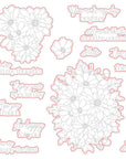 Honey Bee Stamps - Honey Cuts - Daisy Layers Bouquet-ScrapbookPal