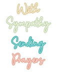 Honey Bee Stamps - Honey Cuts - Great Greetings: Sympathy-ScrapbookPal