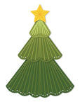 Honey Bee Stamps - Honey Cuts - In Stitches: Christmas Tree-ScrapbookPal