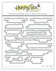 Honey Bee Stamps - Honey Cuts - Inside: Welcome Baby Sentiments-ScrapbookPal