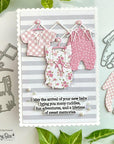 Honey Bee Stamps - Honey Cuts - Inside: Welcome Baby Sentiments-ScrapbookPal