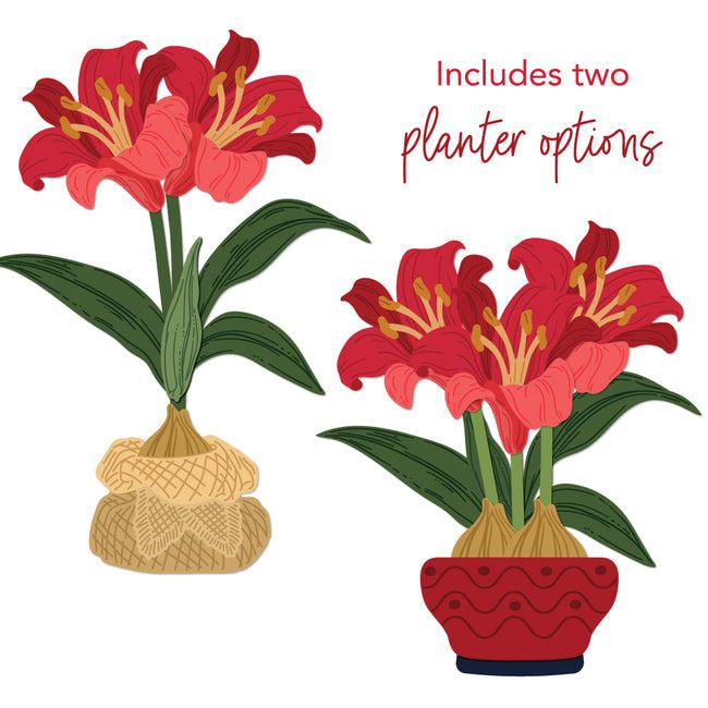 Honey Bee Stamps - Honey Cuts - Lovely Layers: Amaryllis-ScrapbookPal