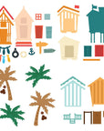 Honey Bee Stamps - Honey Cuts - Lovely Layers: Beach Houses-ScrapbookPal