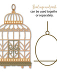 Honey Bee Stamps - Honey Cuts - Lovely Layers: Bird Cage-ScrapbookPal