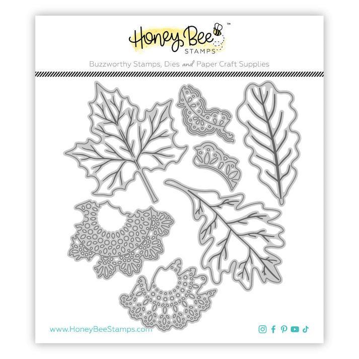 Honey Bee Stamps - Honey Cuts - Lovely Layers: Boho Leaves-ScrapbookPal