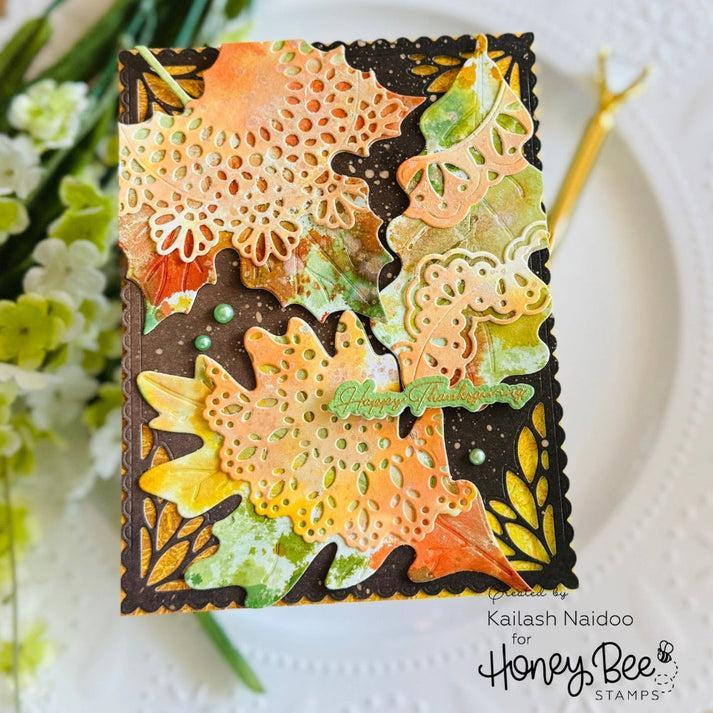 Honey Bee Stamps - Honey Cuts - Lovely Layers: Boho Leaves-ScrapbookPal