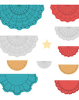 Honey Bee Stamps - Honey Cuts - Lovely Layers: Bunting-ScrapbookPal
