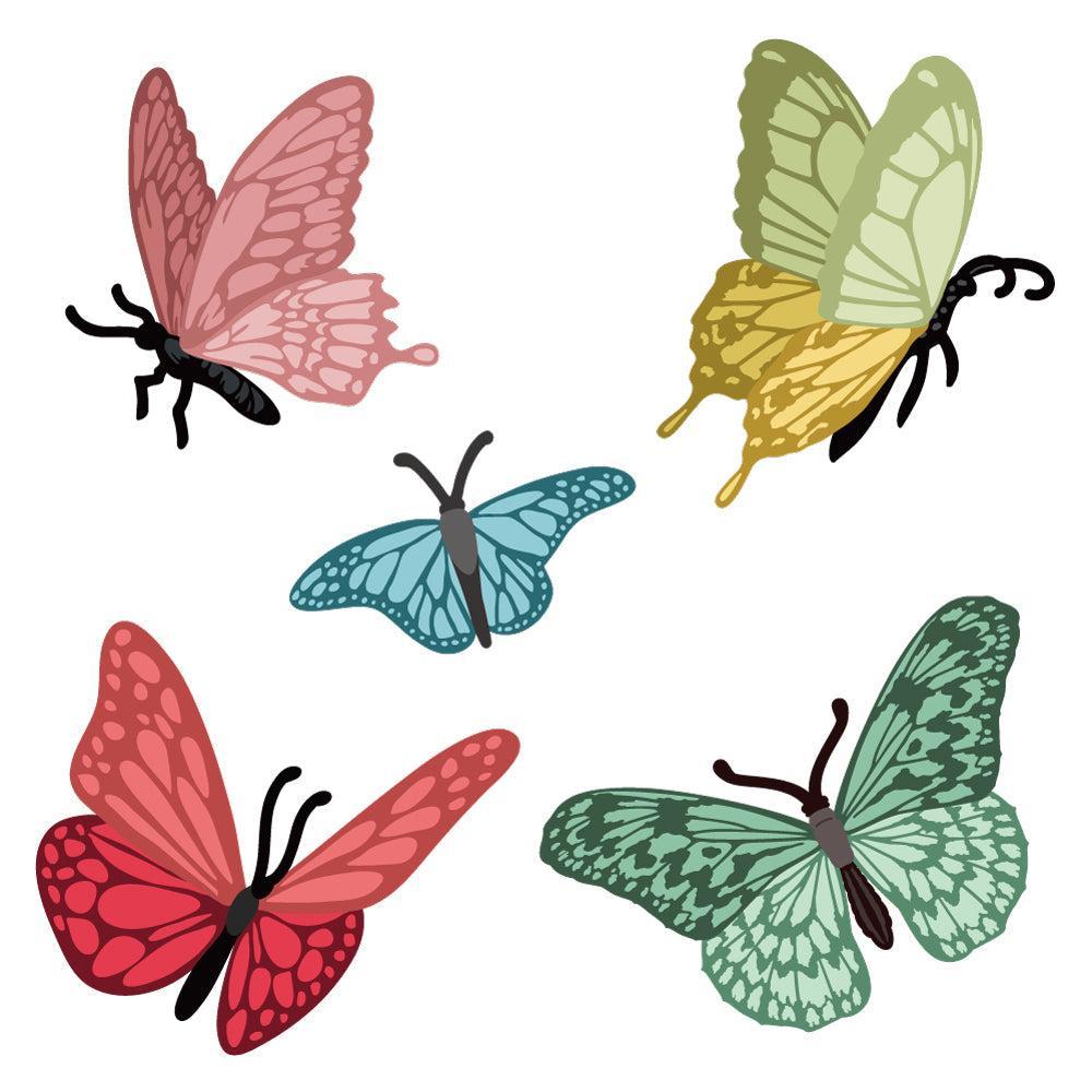 Honey Bee Stamps - Honey Cuts - Lovely Layers: Butterflies-ScrapbookPal