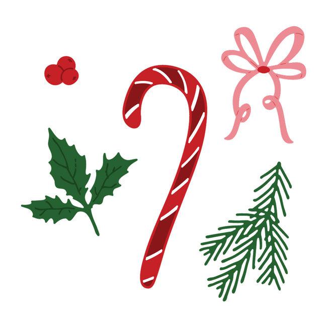 Honey Bee Stamps - Honey Cuts - Lovely Layers: Candy Cane-ScrapbookPal