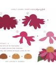 Honey Bee Stamps - Honey Cuts - Lovely Layers: Coneflower-ScrapbookPal