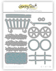 Honey Bee Stamps - Honey Cuts - Lovely Layers: Farm Cart-ScrapbookPal