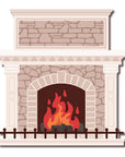 Honey Bee Stamps - Honey Cuts - Lovely Layers: Fireplace-ScrapbookPal