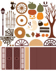 Honey Bee Stamps - Honey Cuts - Lovely Layers: Front Porch Falloween Add-On-ScrapbookPal