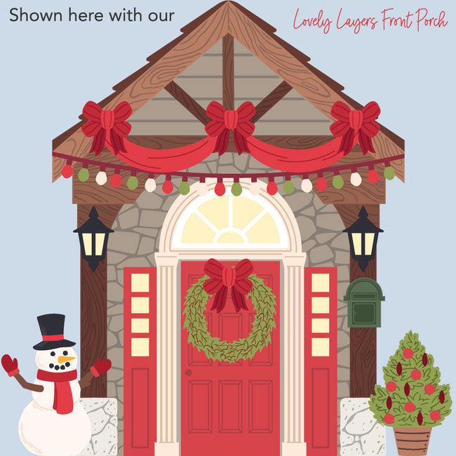 Honey Bee Stamps - Honey Cuts - Lovely Layers: Front Porch Holiday Add-On-ScrapbookPal