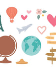 Honey Bee Stamps - Honey Cuts - Lovely Layers: Globe-ScrapbookPal