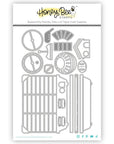 Honey Bee Stamps - Honey Cuts - Lovely Layers: Hamster House-ScrapbookPal