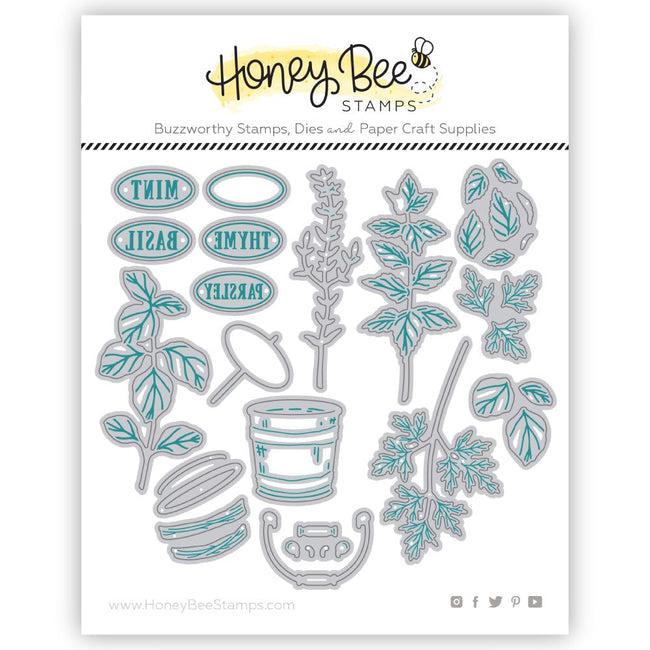 Honey Bee Stamps - Honey Cuts - Lovely Layers: Herb Garden-ScrapbookPal