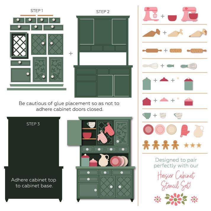 Honey Bee Stamps - Honey Cuts - Lovely Layers: Hoosier Cabinet-ScrapbookPal