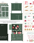 Honey Bee Stamps - Honey Cuts - Lovely Layers: Hoosier Cabinet-ScrapbookPal