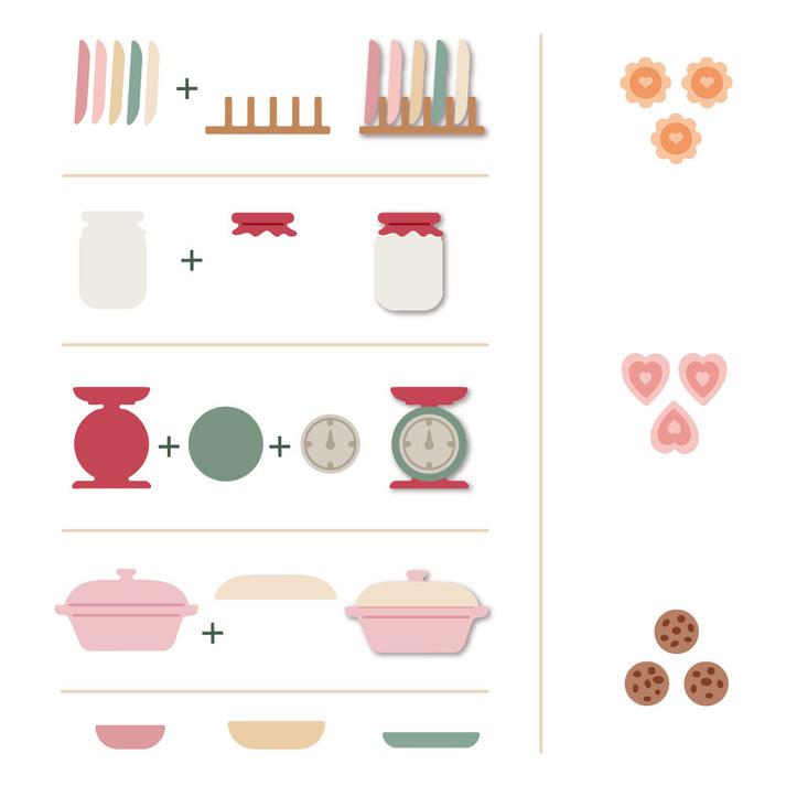 Honey Bee Stamps - Honey Cuts - Lovely Layers: Hoosier Cabinet - Baking Add-On-ScrapbookPal