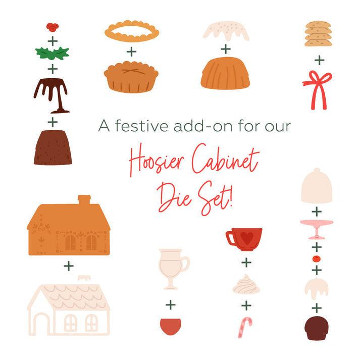 Honey Bee Stamps - Honey Cuts - Lovely Layers: Hoosier Cabinet - Holiday Add-On-ScrapbookPal