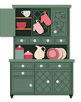 Honey Bee Stamps - Honey Cuts - Lovely Layers: Hoosier Cabinet-ScrapbookPal