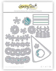 Honey Bee Stamps - Honey Cuts - Lovely Layers: Party Hat-ScrapbookPal