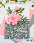 Honey Bee Stamps - Honey Cuts - Lovely Layers: Peony-ScrapbookPal