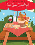 Honey Bee Stamps - Honey Cuts - Lovely Layers: Picnic Table-ScrapbookPal
