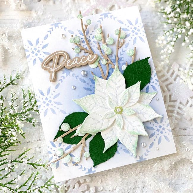 Honey Bee Stamps - Honey Cuts - Lovely Layers: Poinsettia-ScrapbookPal