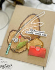 Honey Bee Stamps - Honey Cuts - Lovely Layers: Rod & Reel-ScrapbookPal