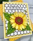 Honey Bee Stamps - Honey Cuts - Lovely Layers: Sunflowers-ScrapbookPal