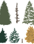 Honey Bee Stamps - Honey Cuts - Lovely Layers: Trees-ScrapbookPal