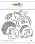 Honey Bee Stamps - Honey Cuts - Lovely Layers: Turkey-ScrapbookPal