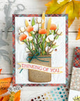 Honey Bee Stamps - Honey Cuts - Lovely Layers: Wood Vase-ScrapbookPal