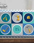 Honey Bee Stamps - Honey Cuts - Lovely Layers: Pegboard Garage Tools-ScrapbookPal