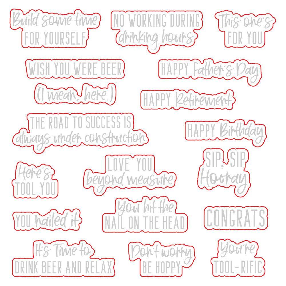 Honey Bee Stamps - Honey Cuts - Nailed It-ScrapbookPal