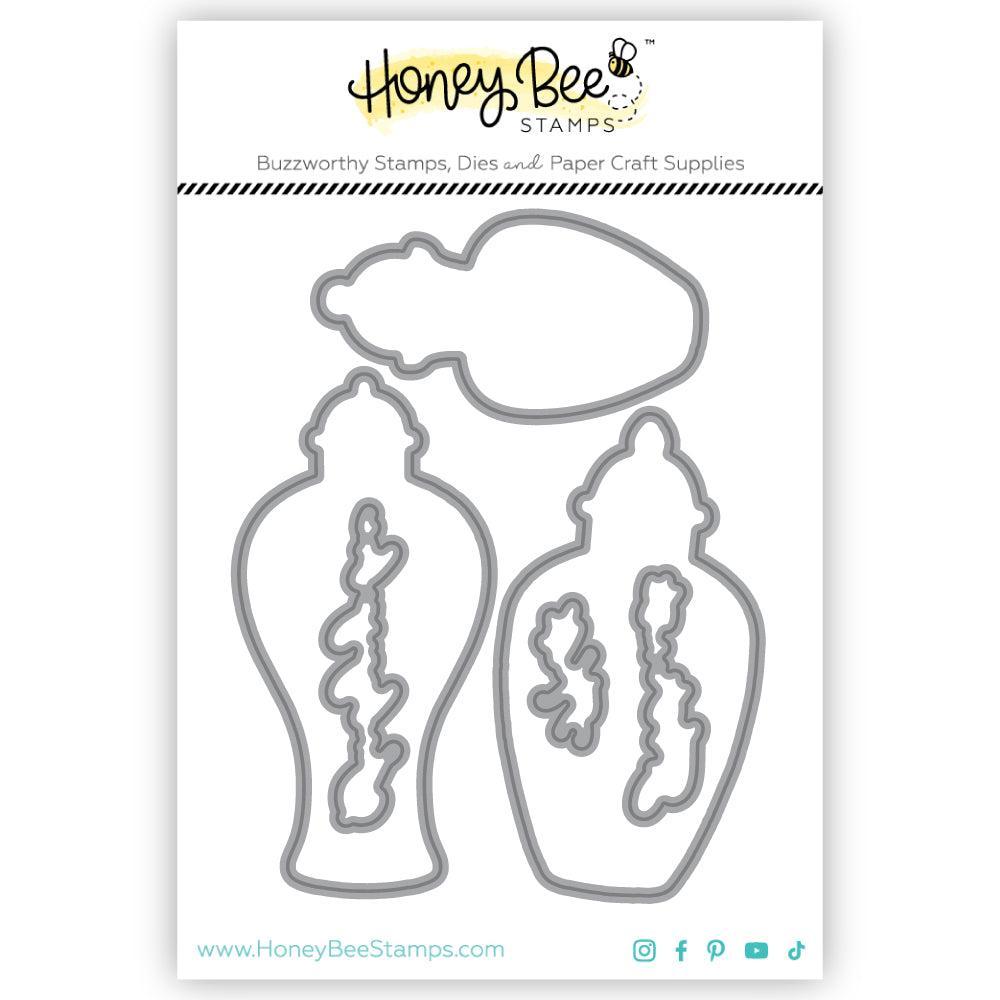 Honey Bee Stamps - Honey Cuts - Ornate Ginger Jars-ScrapbookPal